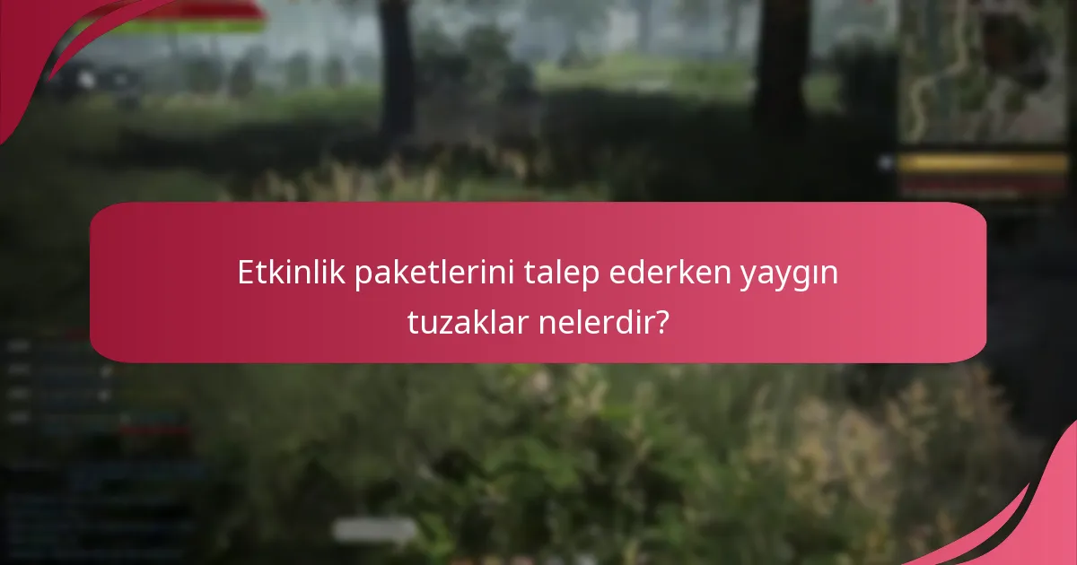 Siyah Çöl Çevrimiçi etkinlik paketlerinde hangi öğeler bulunmaktadır?